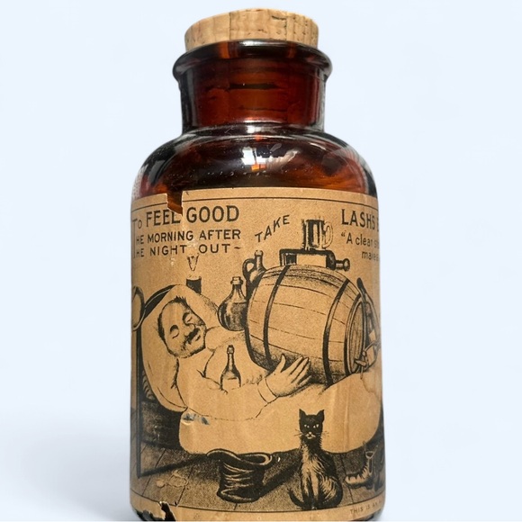 Other - Vintage Style Lash’s Bitters Bottle T .C. W. Co USA Decorative Glass Bottle